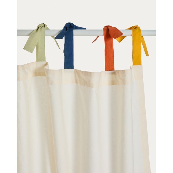 Kremowa bawełniana zasłona dziecięca 135x270 cm Zelda – Kave Home-image-4