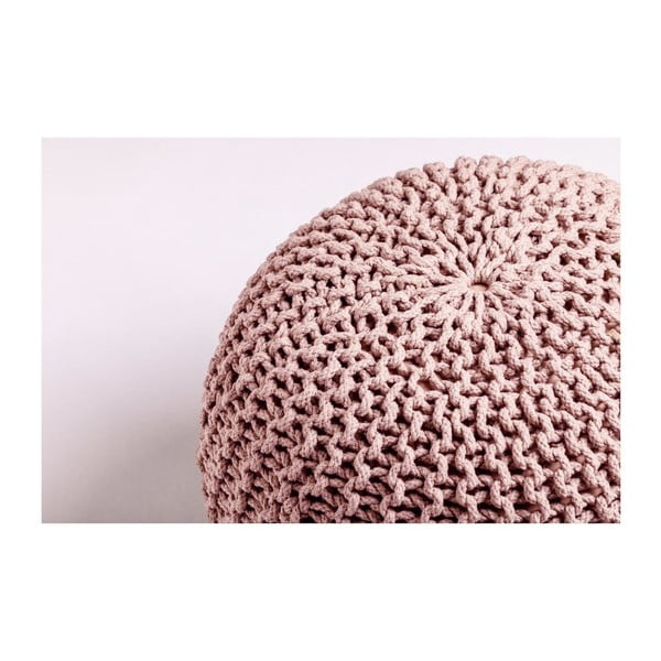Pudroworóżowy puf Bonami Essentials Jagger-image-2