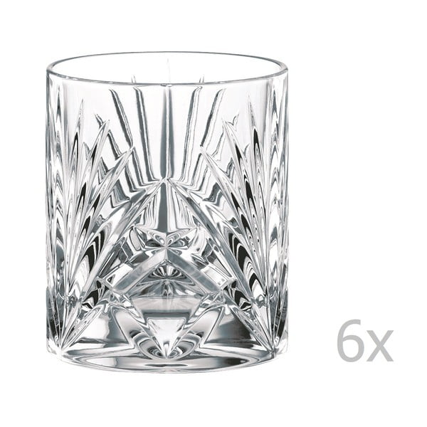 Zestaw 6 szklanek do whisky ze szkła kryształowego Nachtmann Palais Whisky Tumbler, 240 ml