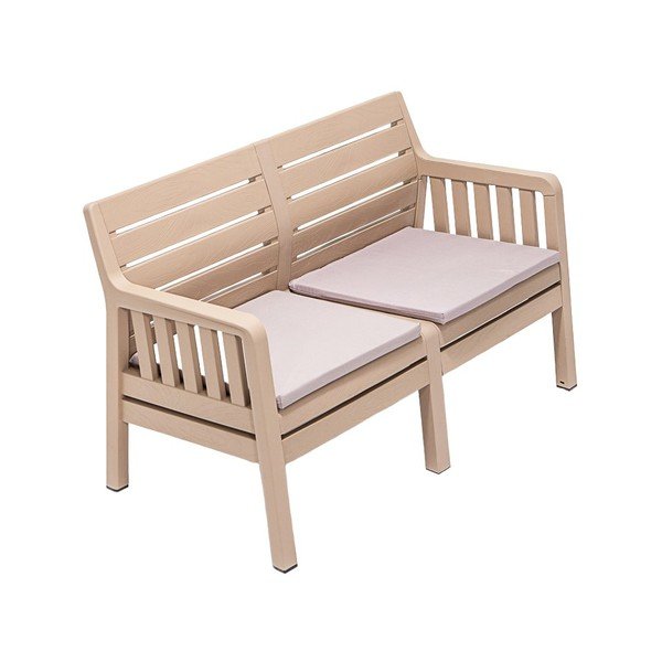 Beżowa sofa ogrodowa Lara – Floriane Garden