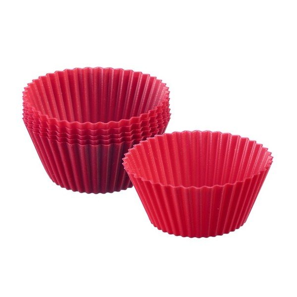 Zestaw 6 silikonowych foremek na babeczki Muffin
