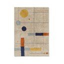 Beżowy bawełniany dywan odpowiedni do prania/tkany ręcznie 170x240 cm Geometrical Shapes – Lorena Canals