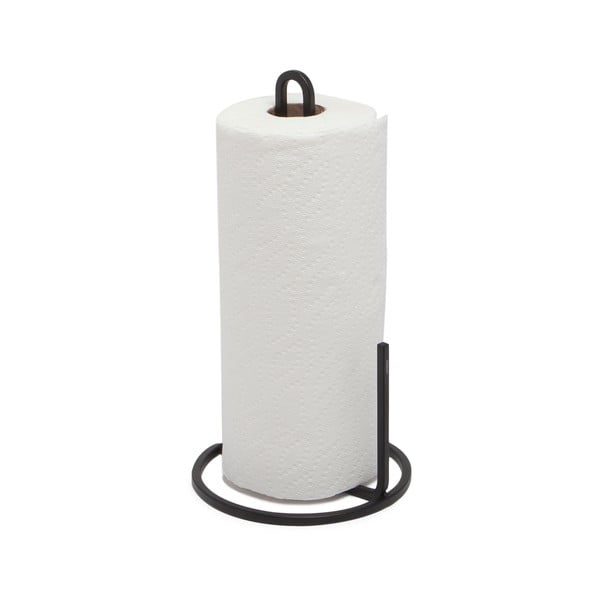 Czarny stalowy stojak na ręczniki kuchenne ø 17 cm Squire – Umbra