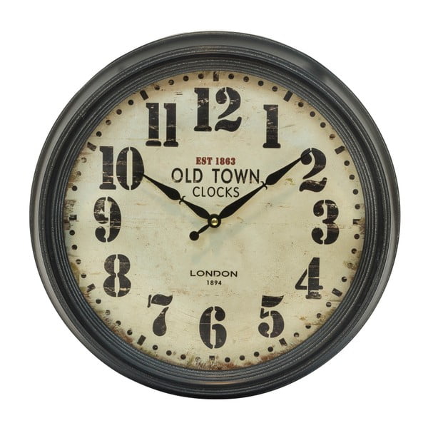 Zegar ścienny Novita Old Town, ⌀ 38 cm