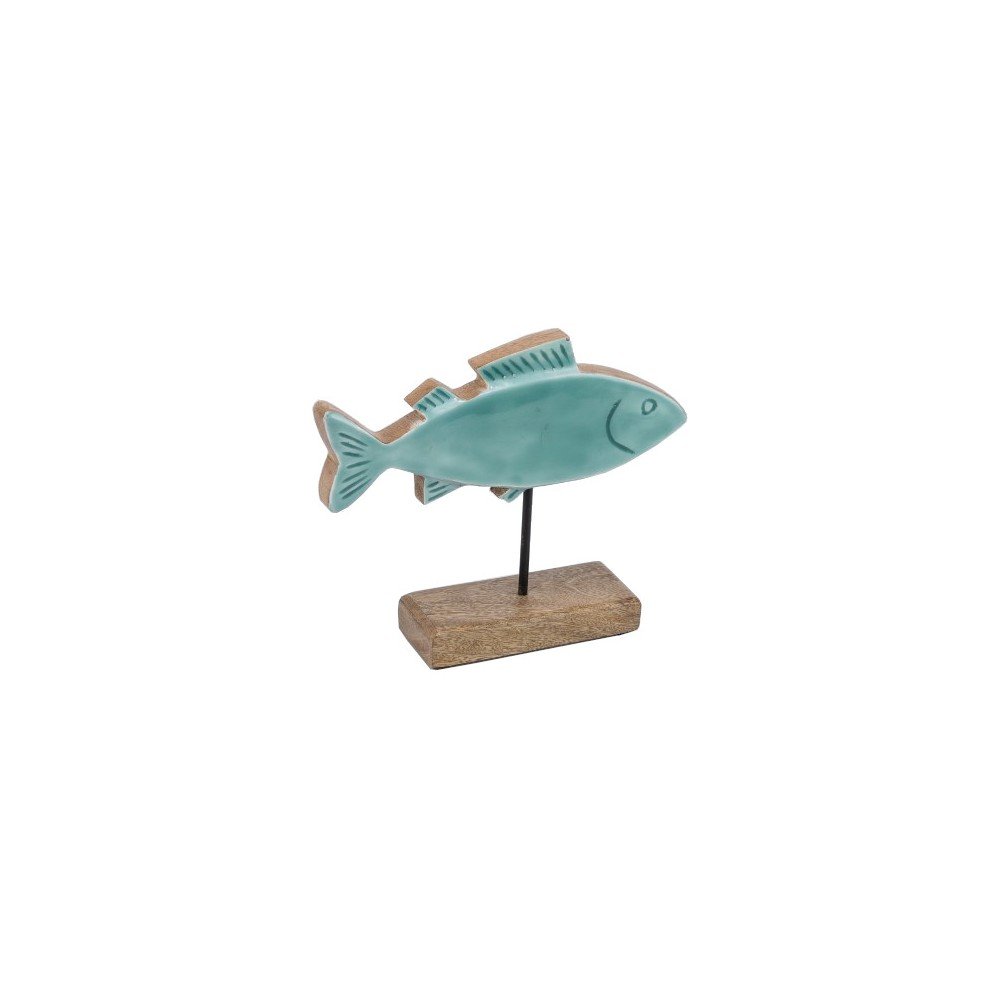 Drewniana figurka (wysokość 20 cm) Fish – Ego Dekor