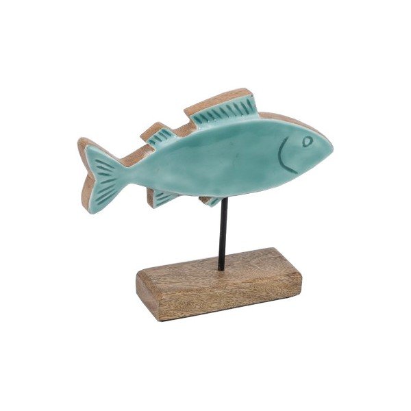 Drewniana figurka (wysokość 20 cm) Fish – Ego Dekor