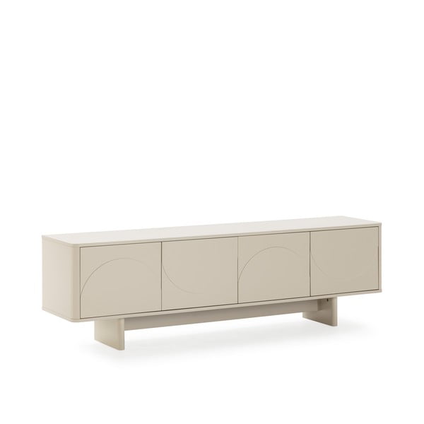 Kremowa szafka pod TV 180x55x40 cm Solei – MOME-image-3