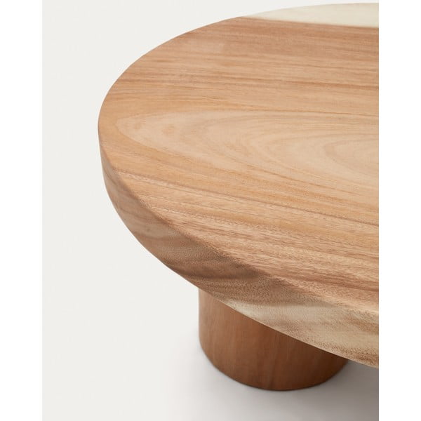 Stolik z litego drewna munggur 60x90 cm Mosi – Kave Home-image-4