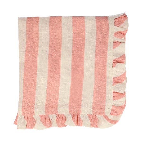 Serwetki zestaw 4 szt. lniane Stripe Ruffle – Meri Meri-image-4