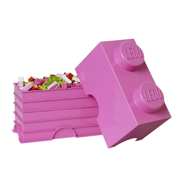 Pudełko Lego, różowe