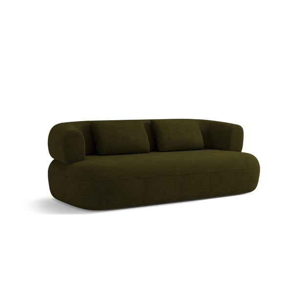 Zielona sofa z materiału bouclé 178 cm Jenny – Micadoni Home-image-2