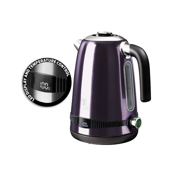 Fioletowy czajnik elektryczny 1,7 l Purple Metallic Line – BerlingerHaus-image-2