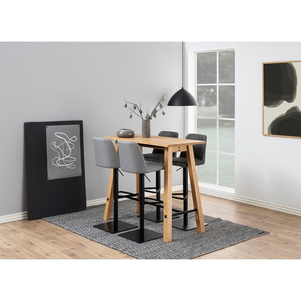 Antracytowy hoker z regulowaną wysokością (wysokość siedziska 78,5 cm) Avanja – Actona-image-2