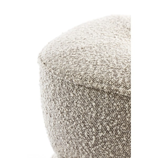 Beżowy puf z materiału bouclé Leyla – Light & Living-image-3