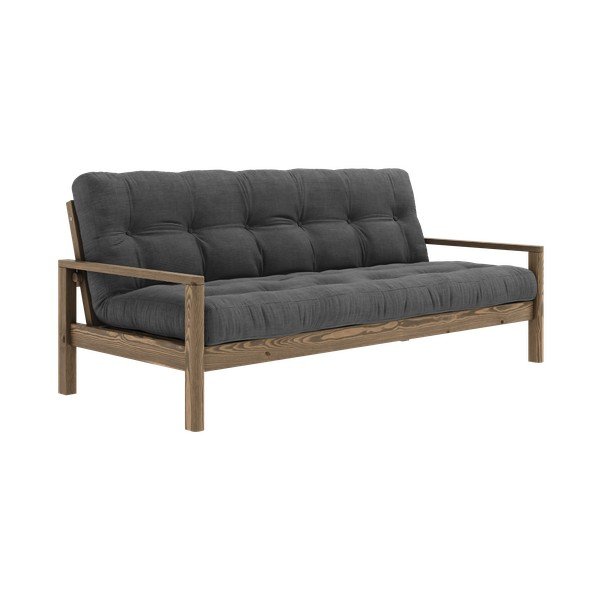 Antracytowa rozkładana sofa 205 cm Knob – Karup Design-image-3