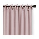 Szaroróżowa zasłona częściowo zaciemniająca (dimout) 140x250 cm Carli Tie – Restilo