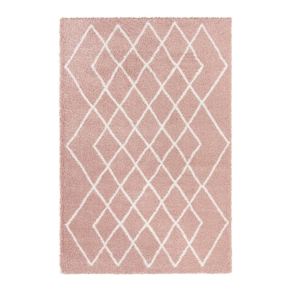Różowy dywan Elle Decoration Passion Bron, 80x150 cm