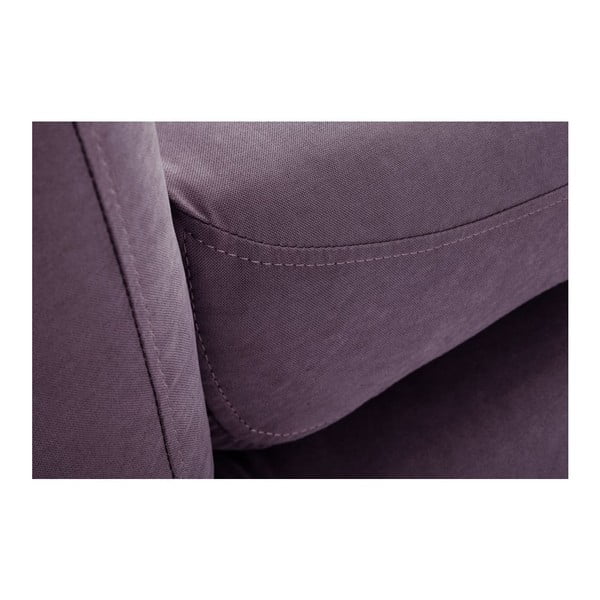 Fioletowa sofa 2-osobowa Scandi by Stella Cadente Comete Stripes-image-4