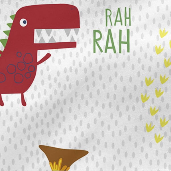 Dziecięce bawełniane prześcieradło Moshi Moshi Funnysaurus, 90x200 cm-image-4