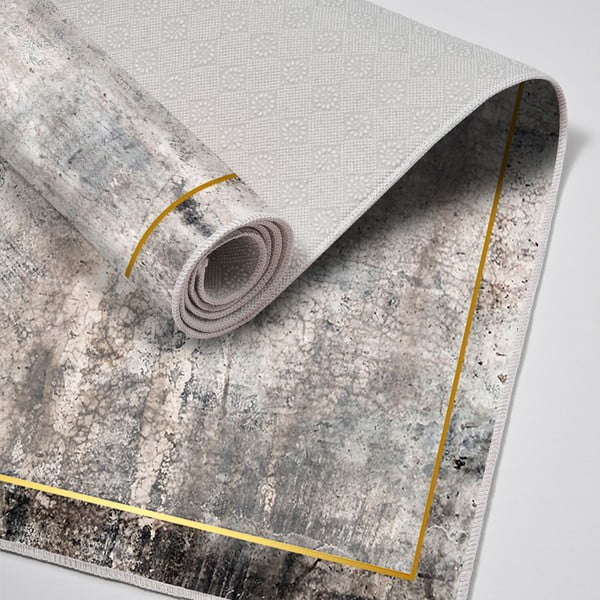 Szaro-brązowe dywaniki łazienkowe zestaw 2 szt. 60x100 cm – Foutastic-image-2