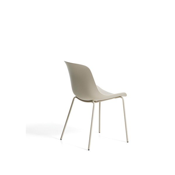 Beżowe plastikowe krzesło ogrodowe Altea – Kave Home-image-2