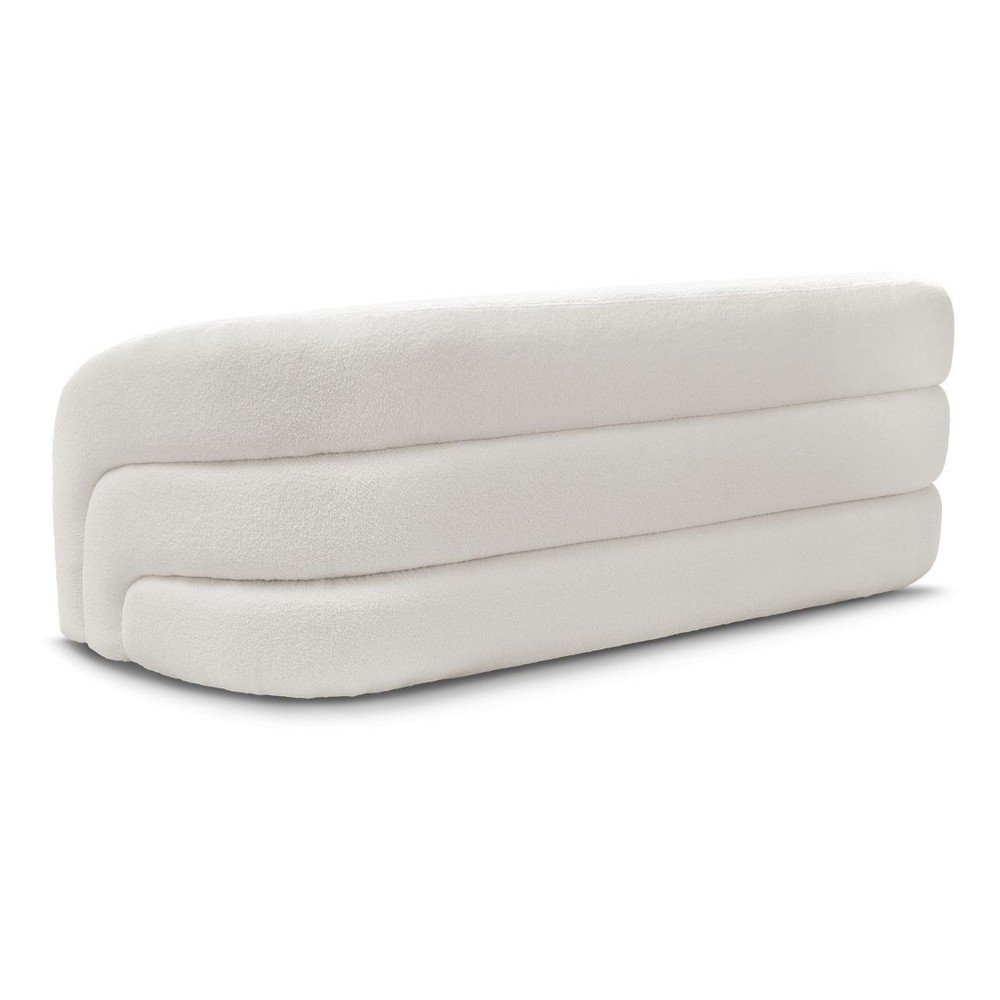 Biała sofa z materiału bouclé 193 cm Elina – Bobochic Paris (zdjęcie 10)