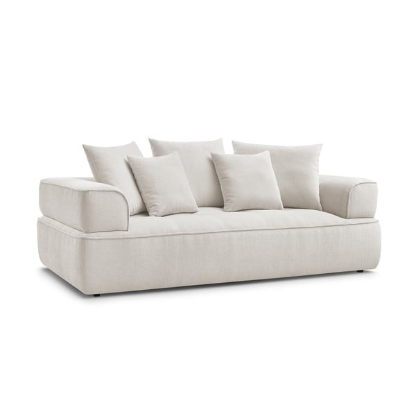 Beżowa sofa z tkaniny szenilowej 237 cm Whesley – Bobochic Paris-image-3