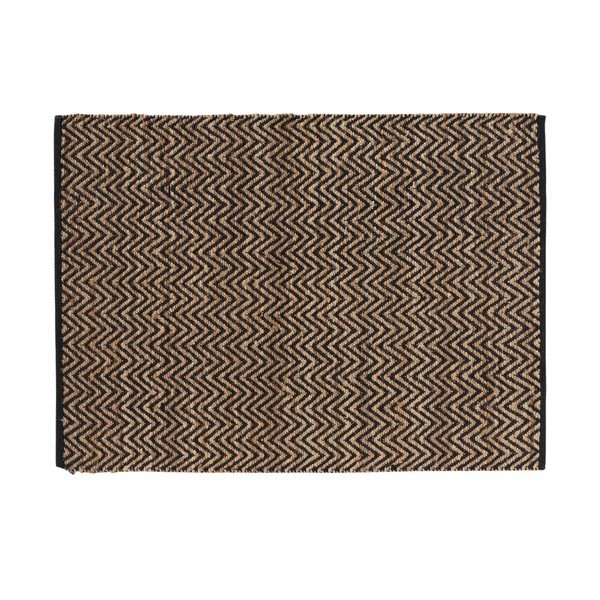 Czarno-naturalny dywan 120x170 cm Zigzag – douceur d'intérieur-image-4