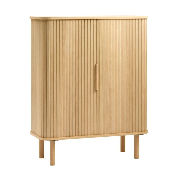 Szafka w dekorze dębu z drzwiami przesuwnymi 113x90 cm Cavo – Unique Furniture-image-2