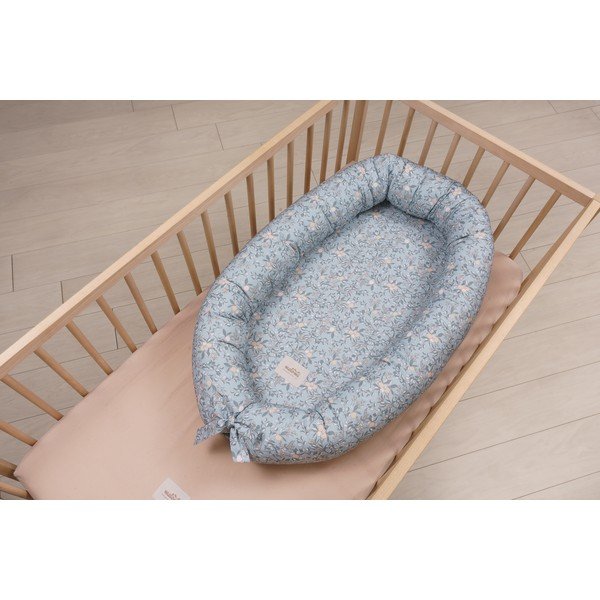 Niebieski kokon dla niemowląt Apricot – Malomi Kids-image-4