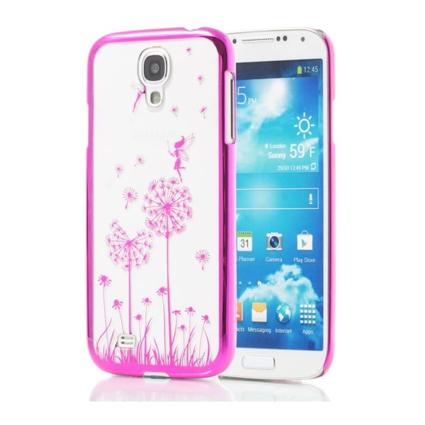ESPERIA różowe etui z dmuchawcem na Samsung Galaxy S4