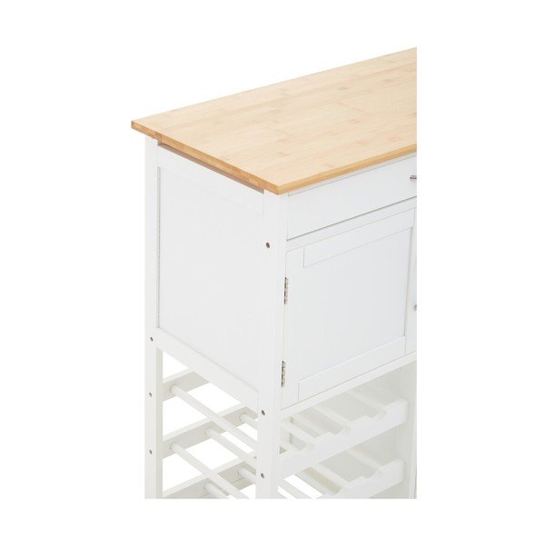 Bambusowa wyspa kuchenna na kółkach 37x67 cm Harlow – Premier Housewares-image-4