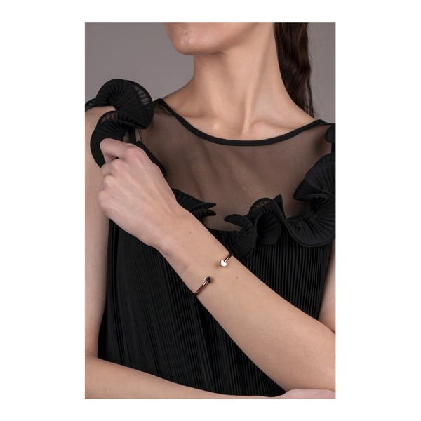 Damska bransoletka ze stali nierdzewnej w kolorze różowego złota Victoria Walls Century-image-3