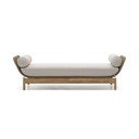 Sofa ogrodowa z litego drewna akacjowego w naturalnym kolorze Catalina – Kave Home
