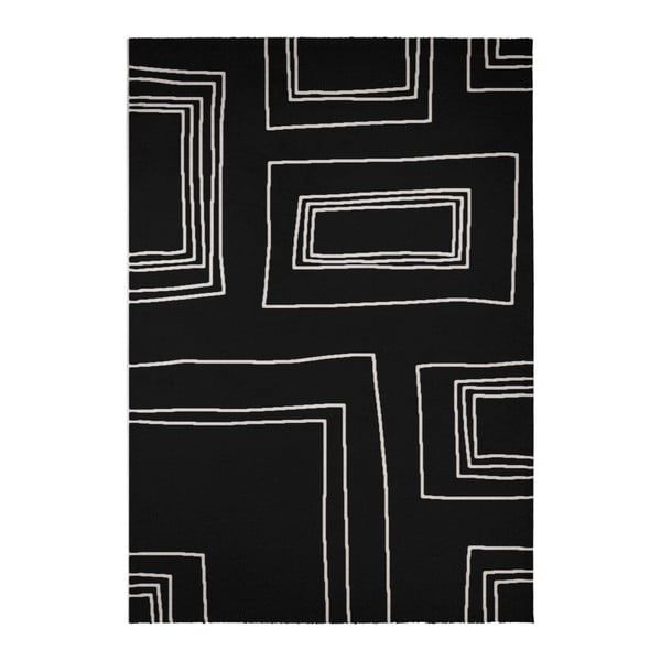 Czarny dywan Calista Rugs Madrid, 160x230 cm