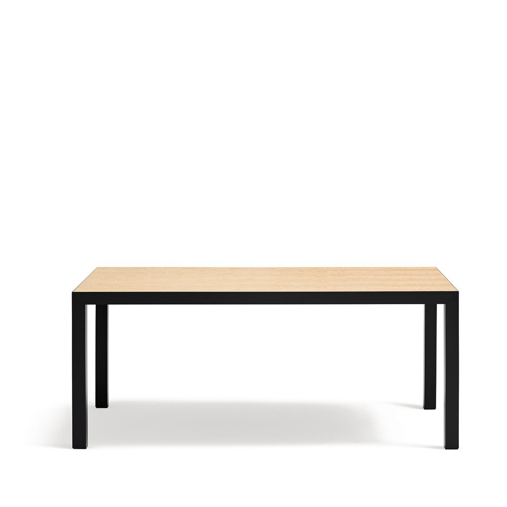 Stół z blatem z drewna dębowego 75x180 cm Alma – Teulat