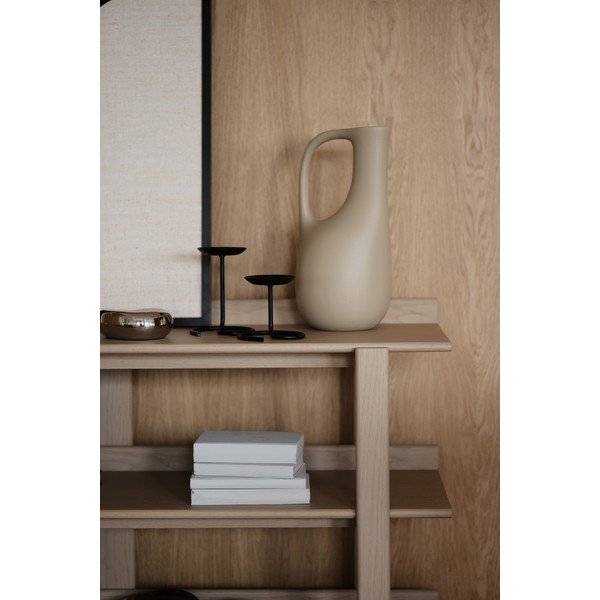 Konsola z blatem w dekorze dębu w jasnym naturalnym kolorze 43x150 cm Kilian – Rowico-image-1