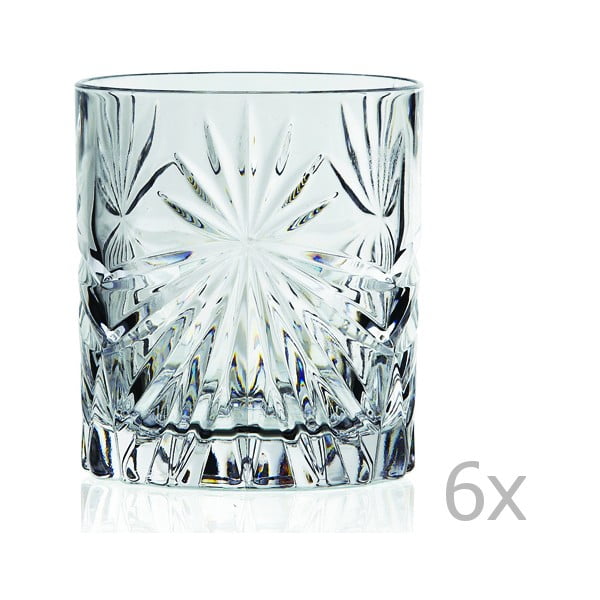 Zestaw 6 szklanek RCR Cristalleria Italiana Cipria, 315 ml