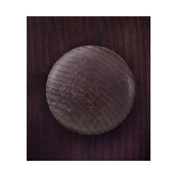 Ciemnobrązowa witryna z litego drewna sosnowego 95x35 cm Lisa – Støraa-image-4