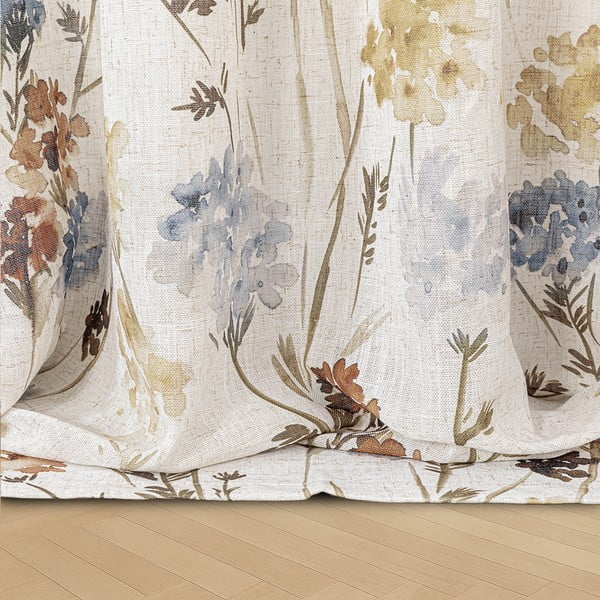 Kremowa zasłona 135x250 cm Flosi – Restilo-image-4