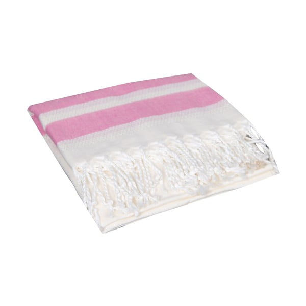 Ręcznik hammam Mimoza Pink, 90x190 cm
