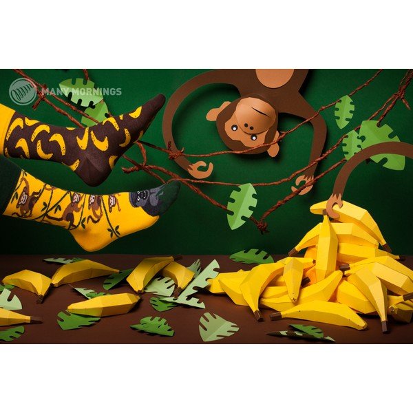 Skarpetki Many Mornings Monkey Business, rozm. 35–38-image-1