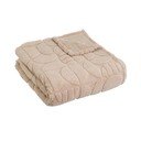 Jasnobrązowy koc z mikropluszu 130x160 cm Mid Century – Casa Selección
