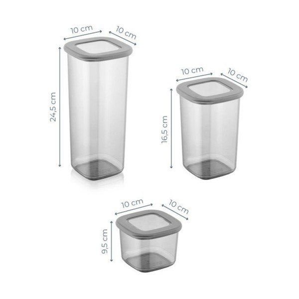 Pojemniki na żywność 9 szt. na żywność Fresco – Hermia-image-3