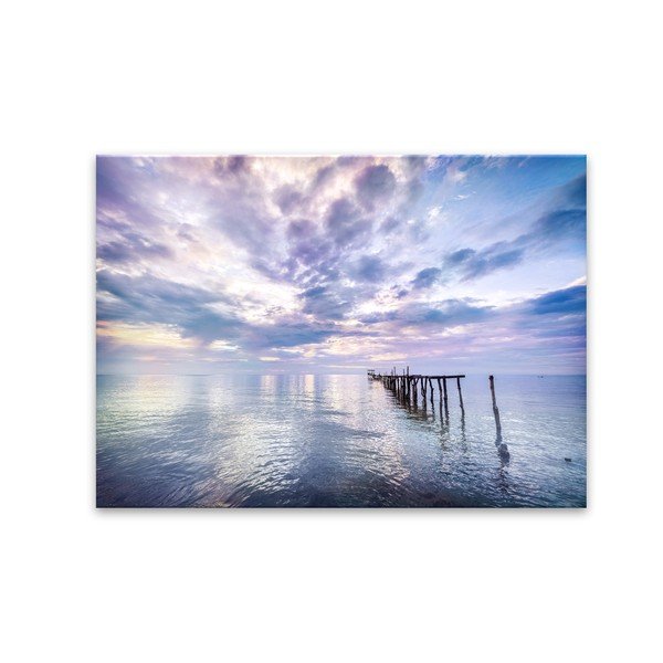 Obraz Styler Glas Summer Blue, 80x120 cm