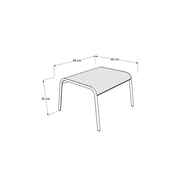 Stolik ogrodowy 45x48 cm Ambroise – Ezeis-image-4