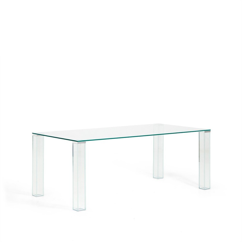 Szklany stół 100x200 cm Adularia – Kave Home