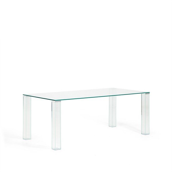 Szklany stół 100x200 cm Adularia – Kave Home