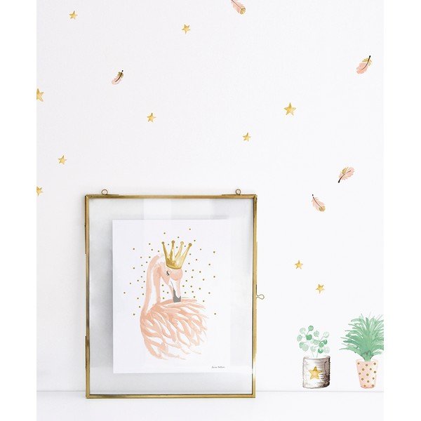 Zestaw naklejek dziecięcych 81 szt. 30x42 cm Etoiles Dorees – Lilipinso-image-2