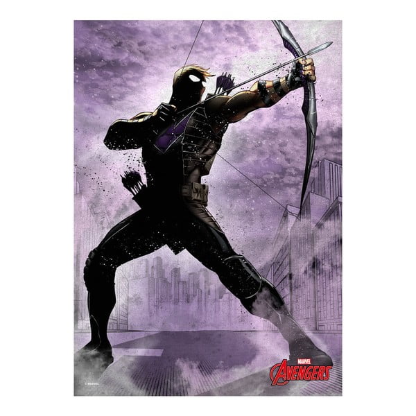 Plakat z blachy Marvel Dark Edition - Hawkeye